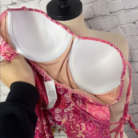 Cupshe x JJD Island Fresco Paisley One-Piece Swimsuit Large L NEW - Picture 12 of 15